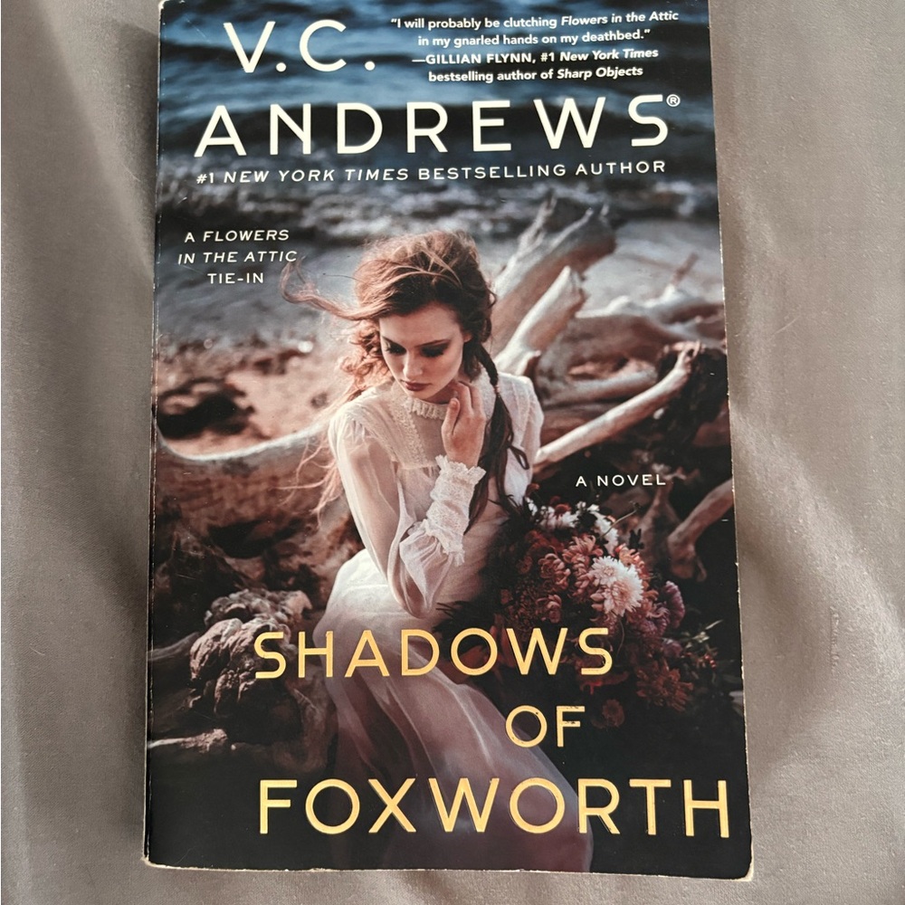 V.C. Andrews "Shadows of Foxworth" Paperback - Dark Neutrals & Cream
